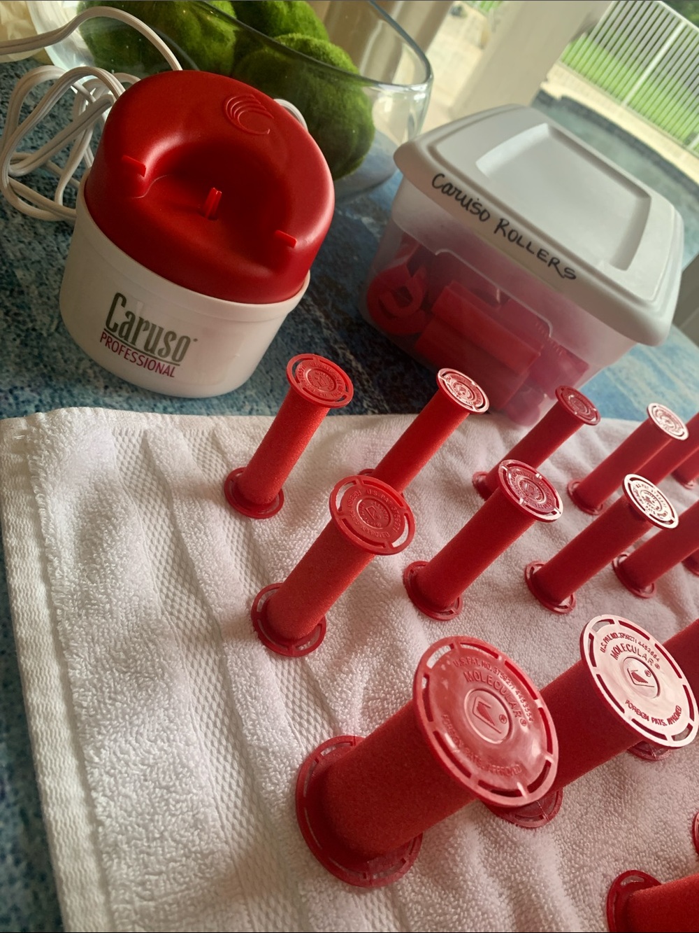 Caruso Professional Molecular Steam Hairsetter 30 Rollers